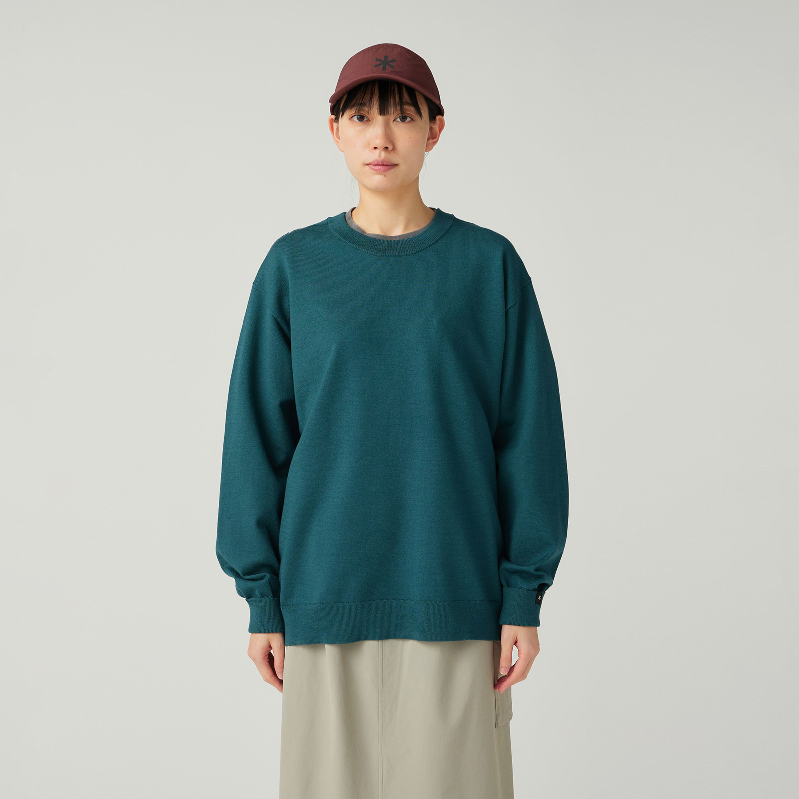Washable Wool Crewneck Knit