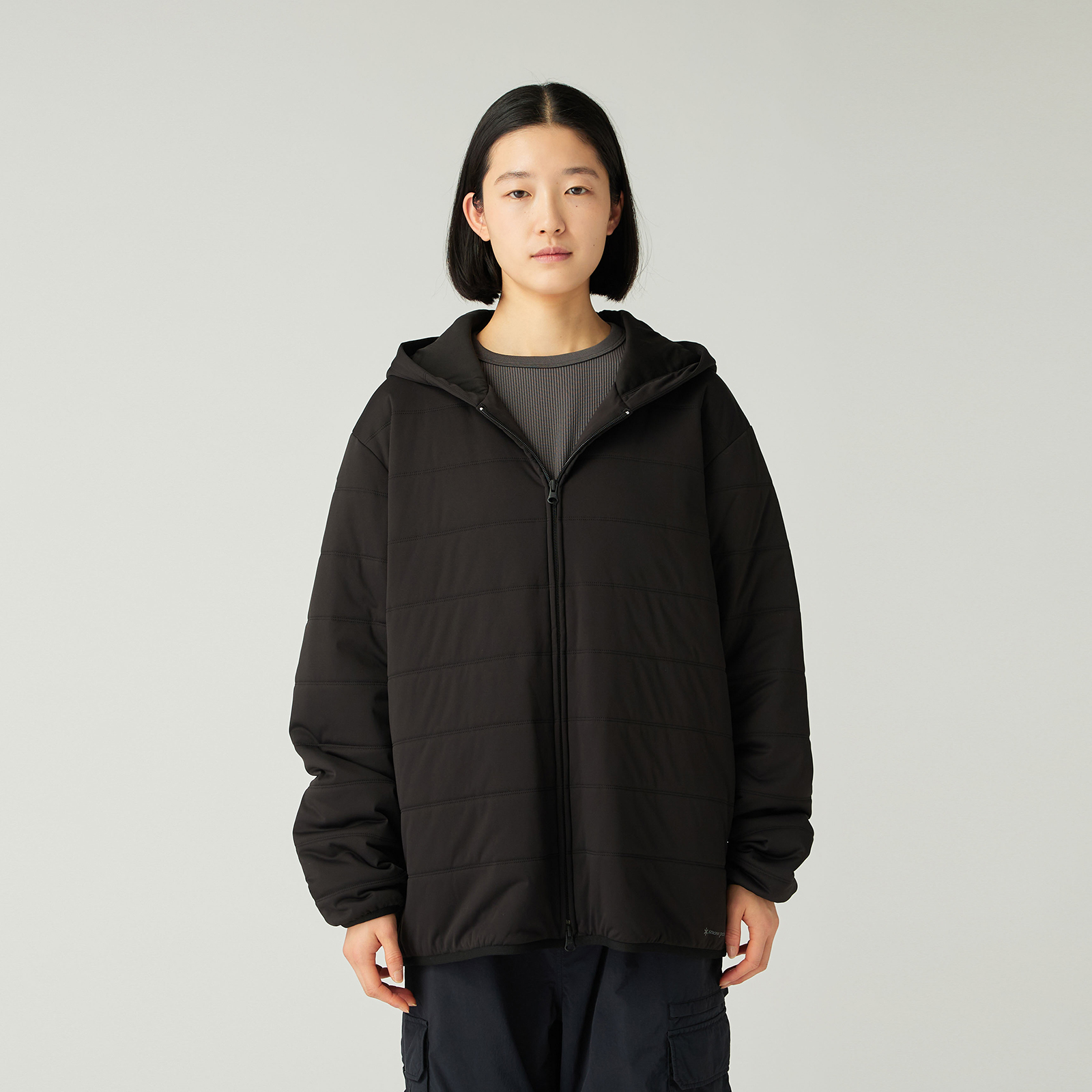 Flexible Insulated Zip Up Hoodie