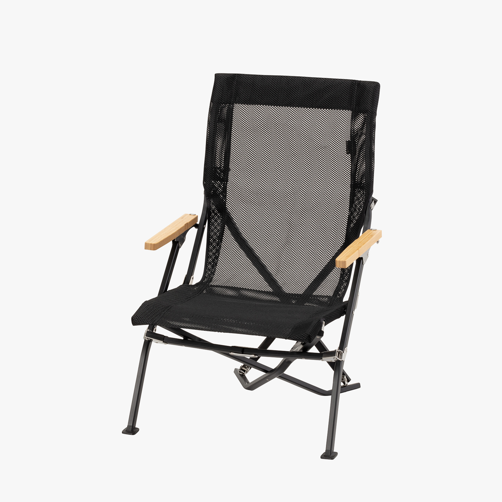 메쉬 로우체어30 리치블랙 ONLINE