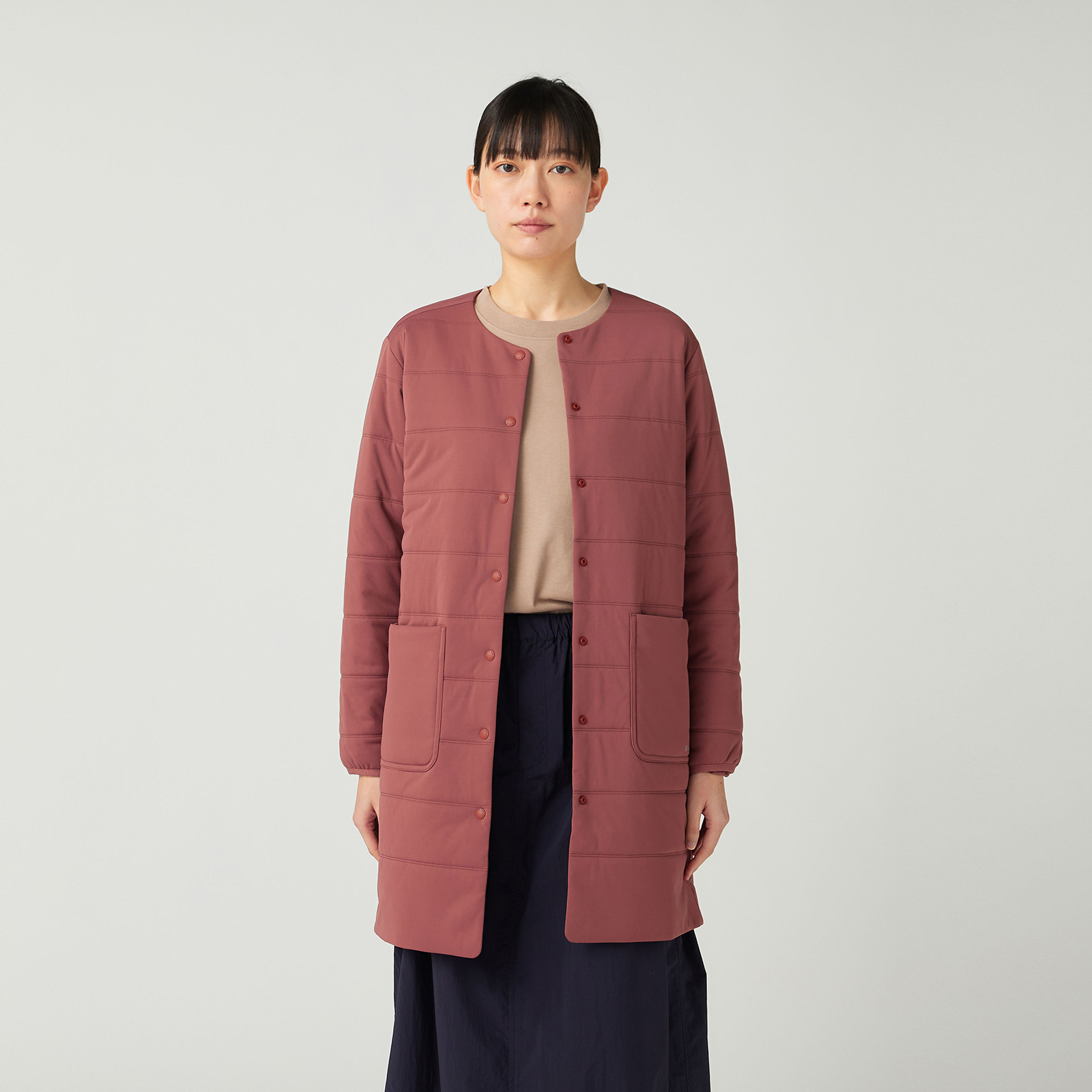 Flexible Insulated Long Cardigan