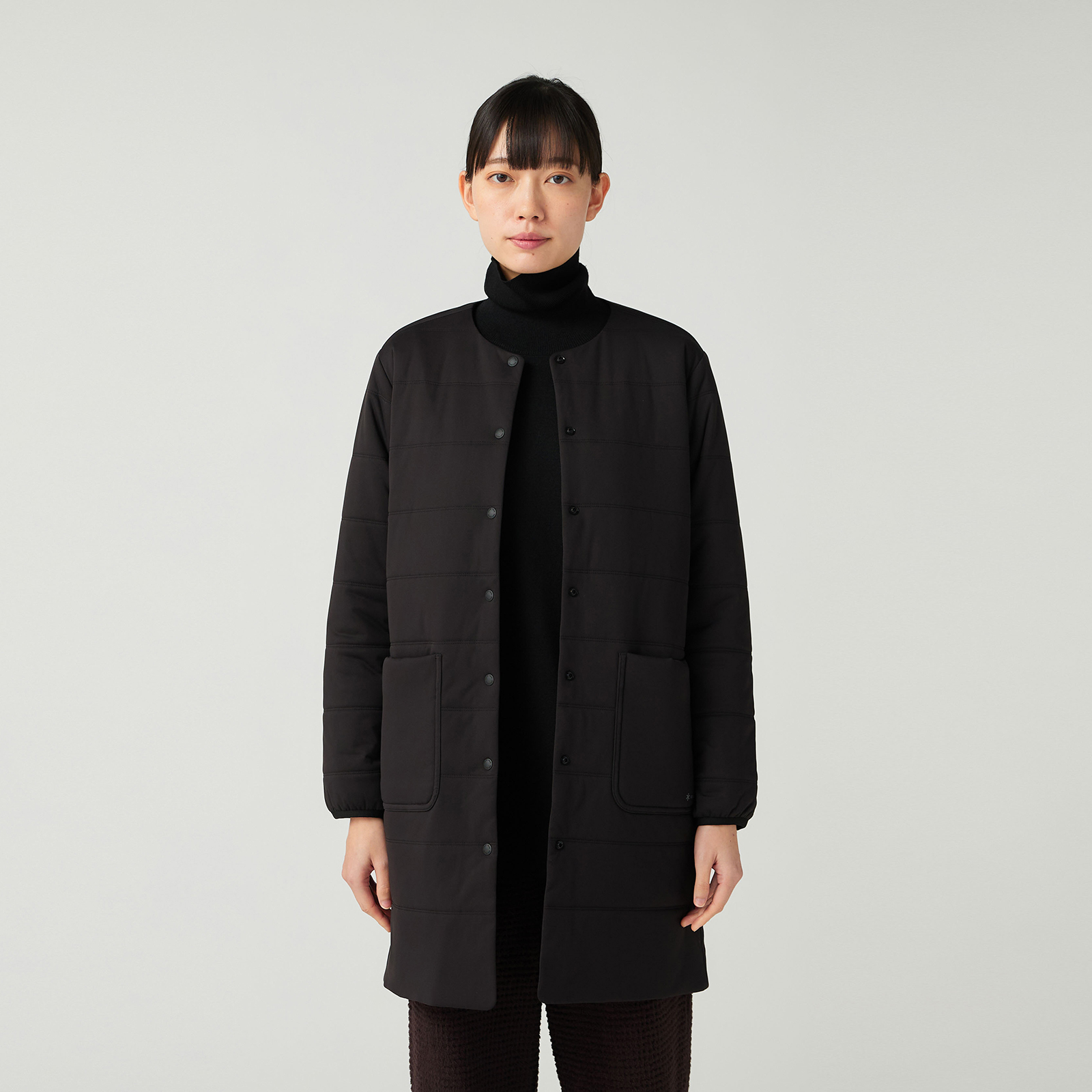 Flexible Insulated Long Cardigan