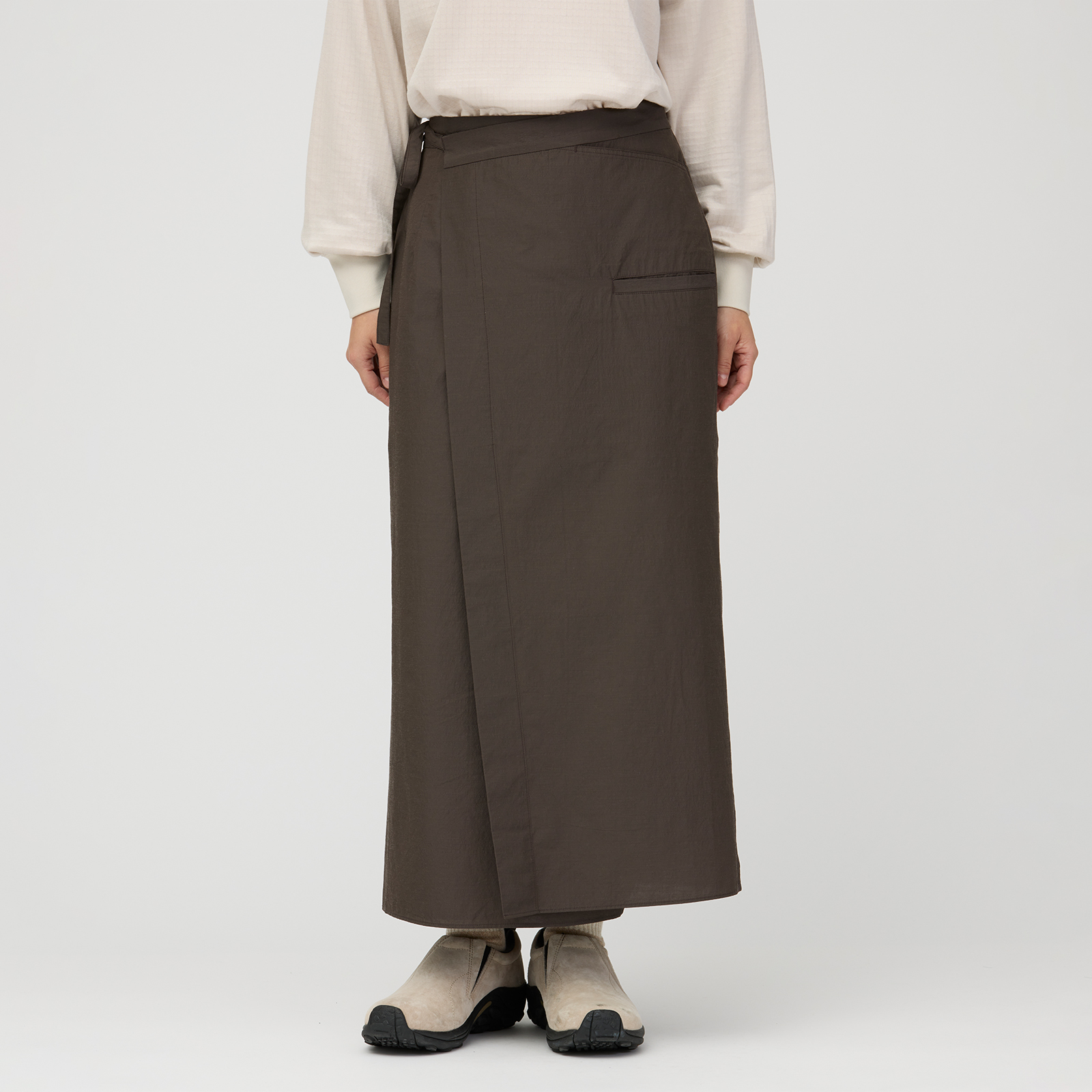 Wool Nylon Taffeta Skirt