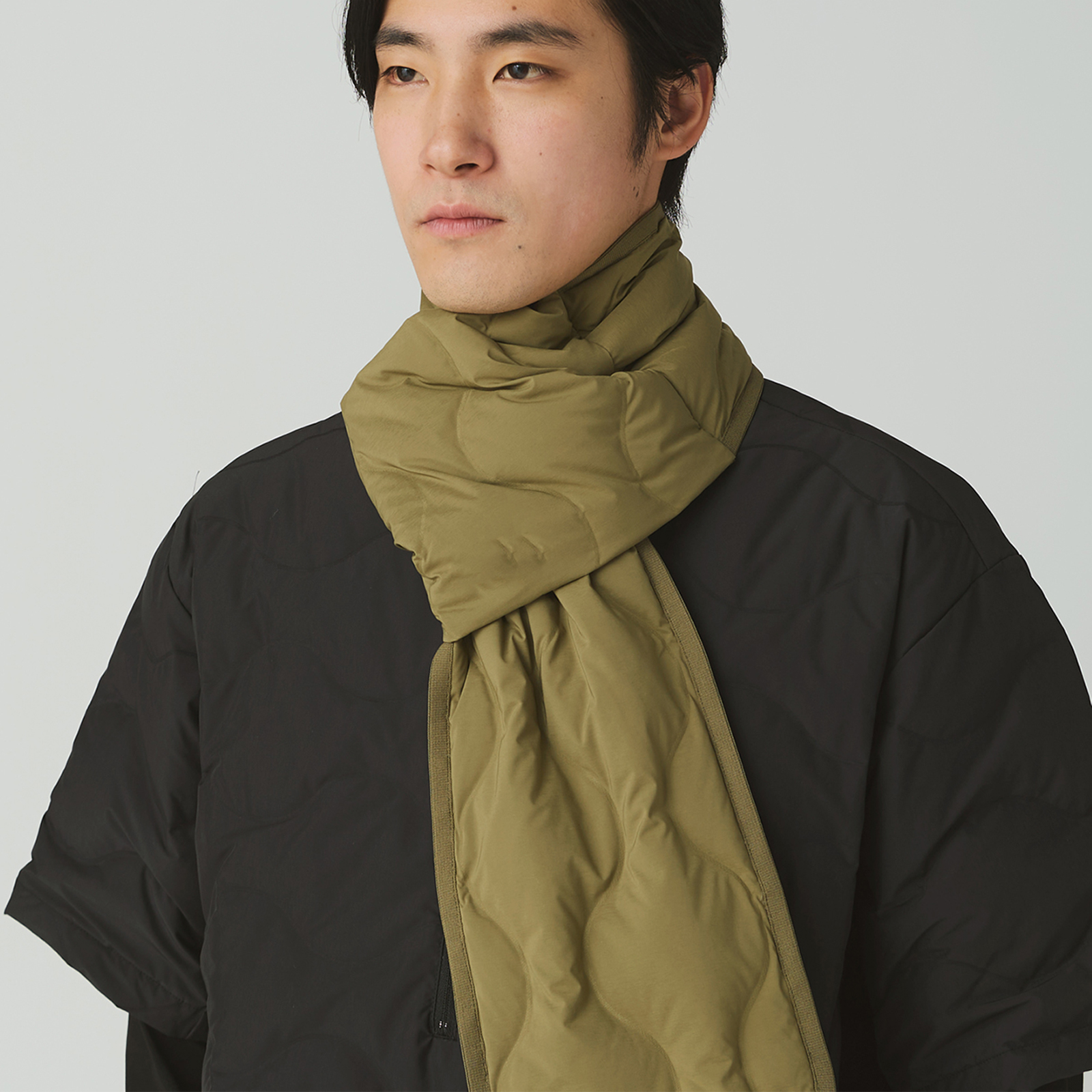 Seamless Quilted Down Stole