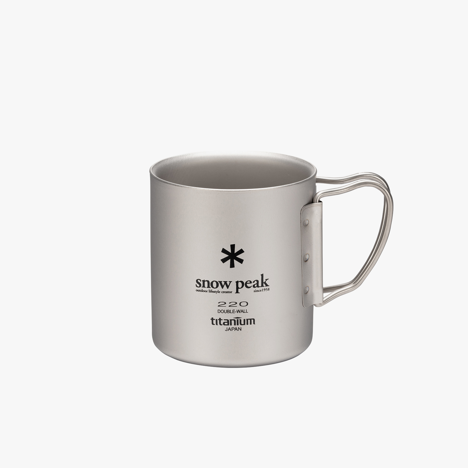 스노우피크(Snow Peak) 티탄더블머그220FH(R) 제품 이미지