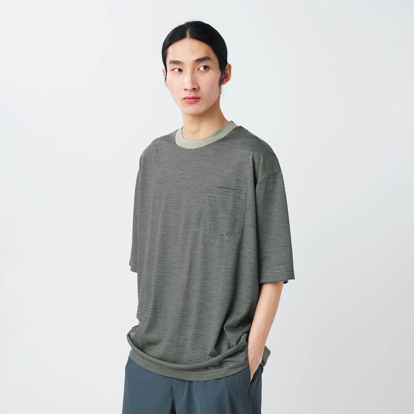 Summer Wool Stripe T-Shirt
