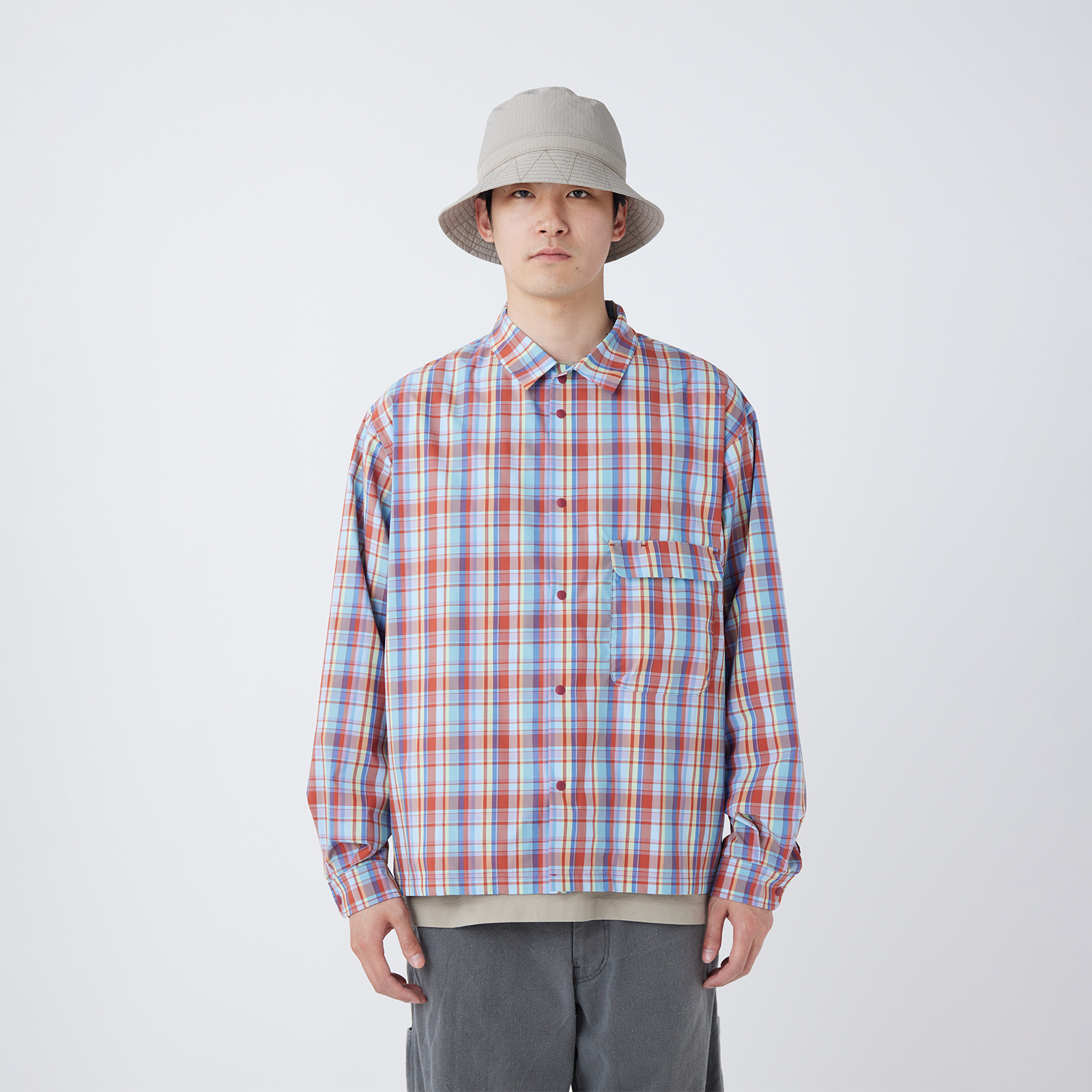 Fade Check Breezy Shirt