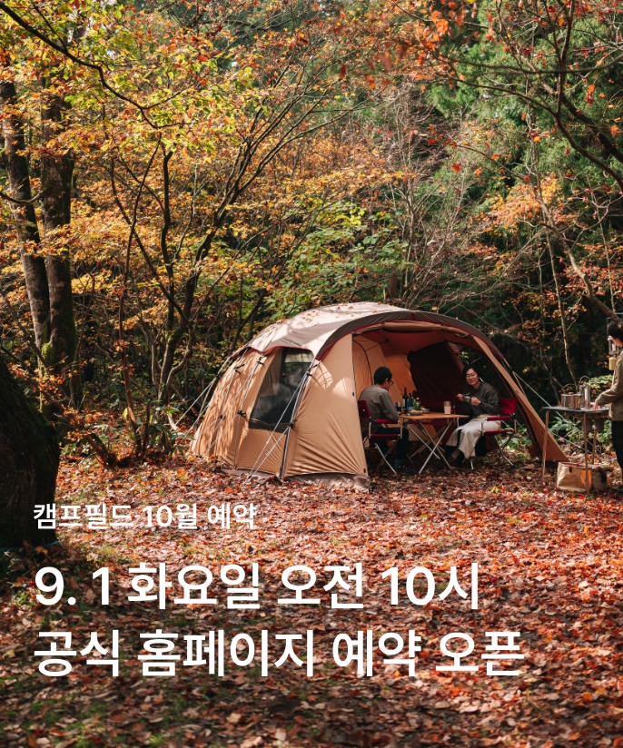 캠프필드 예약 안내